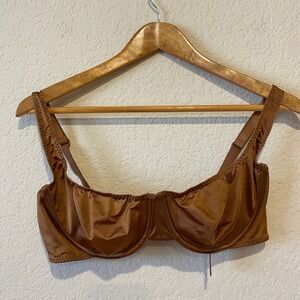 SKIMS Jelly Sheer Underwire Bra Size 36DD Bronze BR-UWR-1983 Feminine Staple NWT